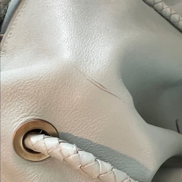 Free People Light Aqua Genuine Cow Leather Hobo Bag - Picture 6 of 13